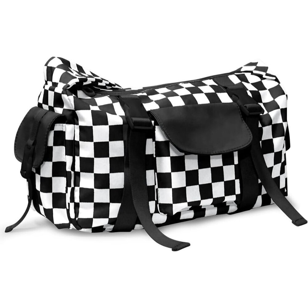 Women Crossbody Bag Nylon Small Purse with Multiple Pockets Adjustable Strap - Picture 1 of 7